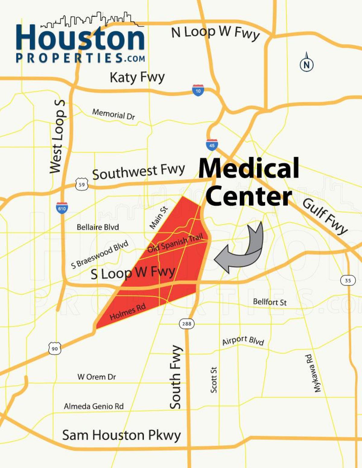 mapa Houston medical center