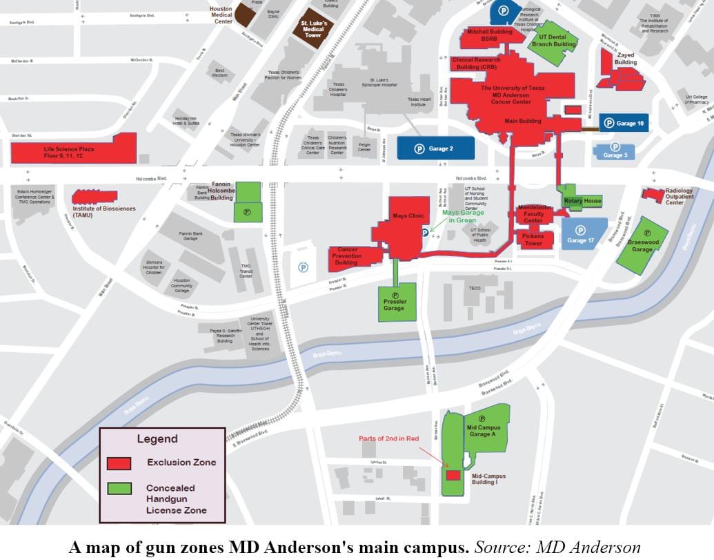 Md Anderson Houston mapě