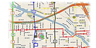 Houston autobusové trasy mapě