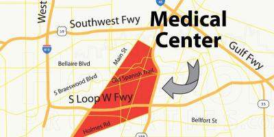Mapa Houston medical center