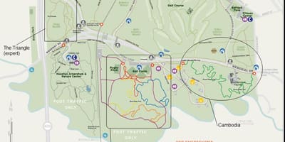 Mapa Memorial park, Houston