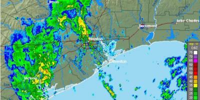 Déšť mapa Houston
