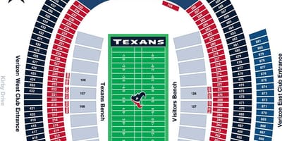 Mapa NRG stadium