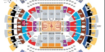 Toyota stadium sezení mapě