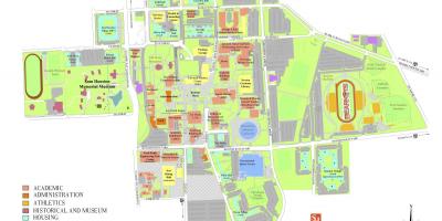 University of Houston mapě